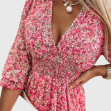 Valérie - Floral Puff Sleeve Dress