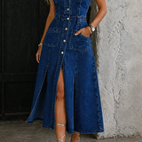 Madeleine - Open Front Vest Dress