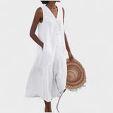 Jasmine - Dress with V-Neck