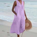 Jasmine - Dress with V-Neck