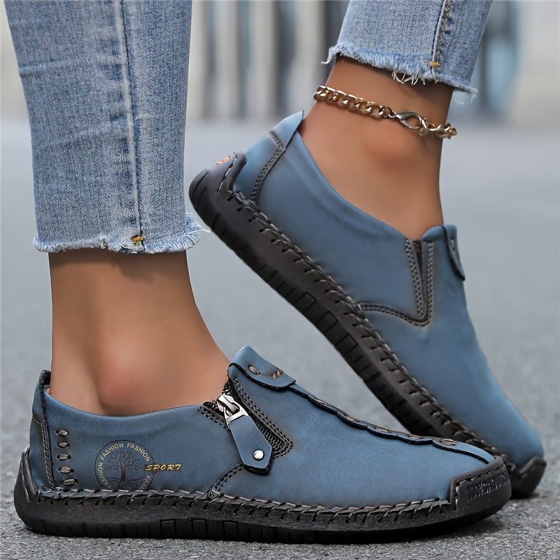 Bailey - Comfort Sneakers with Zipper