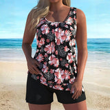 Solange - Floral Print Tankini Set