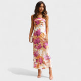 Ava - Sleeveless Satin Dress