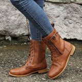 Serena - Orthopedic Leather Boots