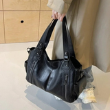 Rosalie - Dual Zipper Large Capacity Shoulder Bag