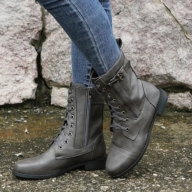 Serena - Orthopedic Leather Boots