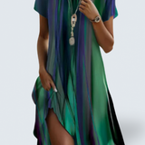 Marion - Relaxed Boho Dress with Gradient