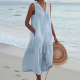 Jasmine - Dress with V-Neck