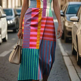 Riley - Sleeveless Printed Dress
