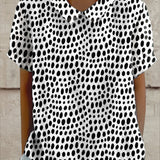 Allison - Polka Dot Print Blouse