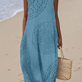 Sienna - Textured Sleeveless Maxi Dress