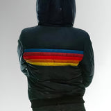 Jocelyn - Zip-Up Jacket with Rainbow Stripes