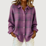 Lucy – Cosy Knit Shirt for Cold-Day Comfort
