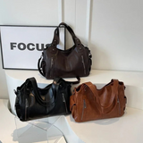 Rosalie - Dual Zipper Large Capacity Shoulder Bag