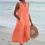 Jasmine - Dress with V-Neck
