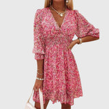 Valérie - Floral Puff Sleeve Dress