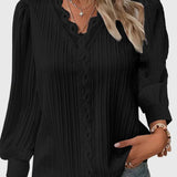 Avery - Elegant Pullover Blouse