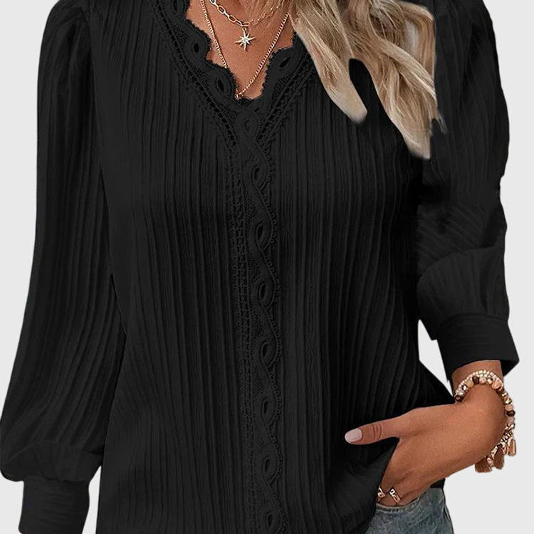 Avery - Elegant Pullover Blouse
