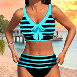 Florence - High Waist Striped Bikini