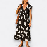 Alyssa - Flowing dress with V-neck