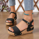 Caroline - Elegant Wedge Sandals