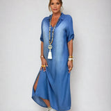 Léa - Maxi Denim Dress