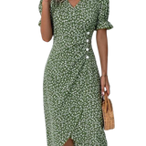 Natalie - Floral V-Neck Dress