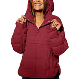 Jocelyn - Oversized Hooded Pullover Jacket