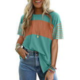 CARA - Everyday Breathable Stripe Crewneck