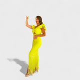 Iris - Neon Flamenco Dress