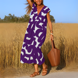 Alyssa - Flowing dress with V-neck