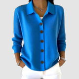 Leah - Soft Button-Up Knit Cardigan