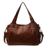 Rosalie - Dual Zipper Large Capacity Shoulder Bag