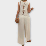 Isla - Vest with Petals and Pants