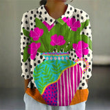 Sylvie - Artistic Bloom Blouse