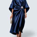 Émilie - Luxe Shimmer Satin Long Dress