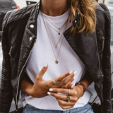 Arielle - Timeless Structured Zip-Up Vegan Leather Jacket