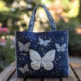 Handmade Bag - Silver Butterfly