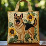 Handmade Bag - Floral German Shepherd