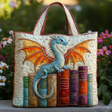 Handmade Bag - Dragon Guardian of Books