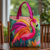 Handmade Bag - Rainbow Flamingo
