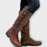 Bethany - Leather Tall Boots