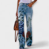 pants with flowers