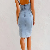 Joséphine - Elegant Denim Dress