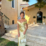 Justine - Maxi Dress in Satin