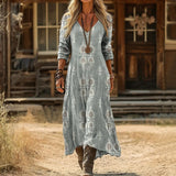 Maëlle - Casual Long Sleeve Dress Inspired by Vintage