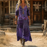 Jocelyn - Casual Long Sleeve Dress with Vintage Inspiration