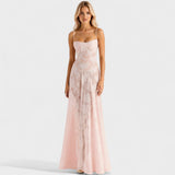 Anaïs - Maxi dress in floral lace