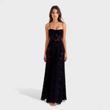 Anaïs - Maxi dress in floral lace