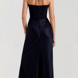 Ellie - Long dress with bodice
